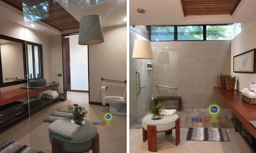 amplios-baños-las flores-resort